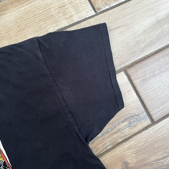 Powell Peralta Skateboards Shirt Mike Frazier Yellow Man Black Mens XLarge - Picture 11 of 13